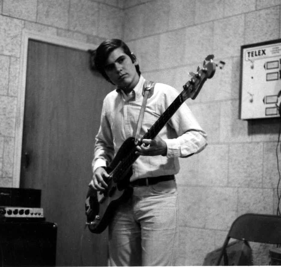 Richard Van Dusen playing bass